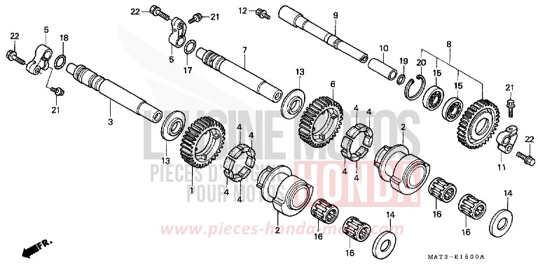 BALANCER for Super Blackbird CANDY GLORY RED-U (R101) from 1998
